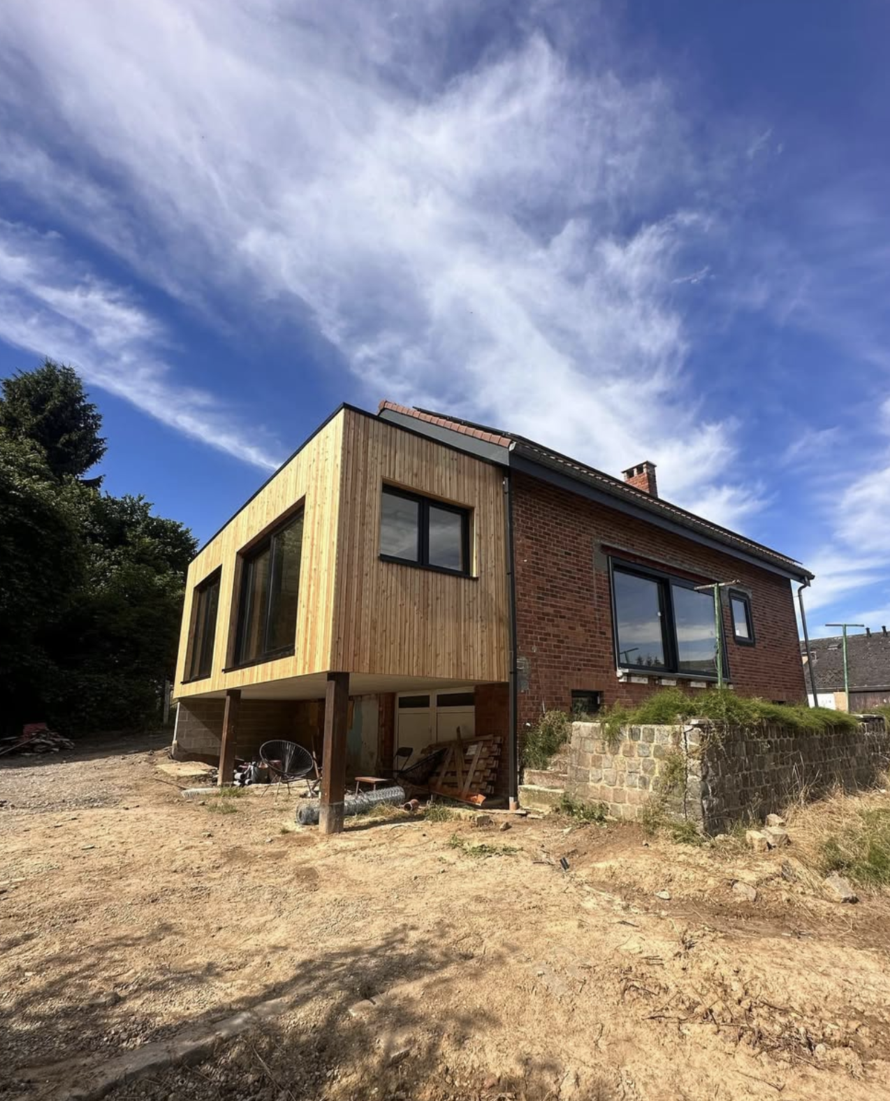 Architecture extérieure - Extension bois